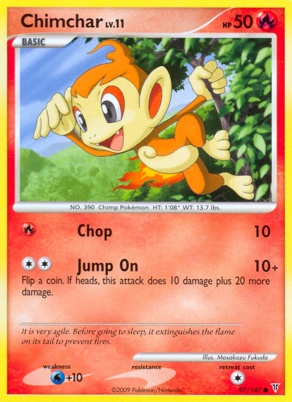 Chimchar (97/147) [Platinum: Supreme Victors] | Shuffle n Cut Hobbies & Games