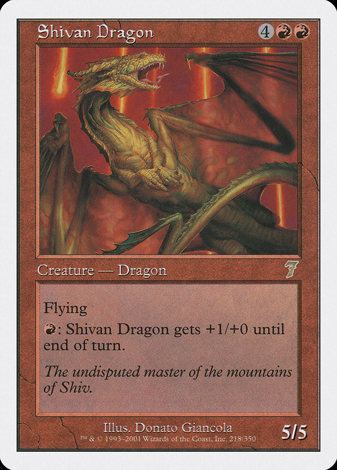 Shivan Dragon [Seventh Edition] | Shuffle n Cut Hobbies & Games