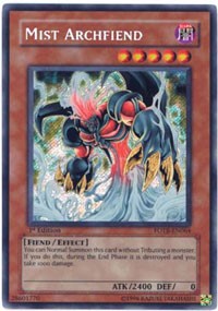 Mist Archfiend [FOTB-EN064] Secret Rare | Shuffle n Cut Hobbies & Games