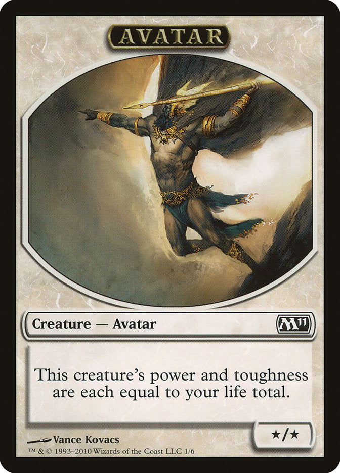 Avatar Token [Magic 2011 Tokens] | Shuffle n Cut Hobbies & Games