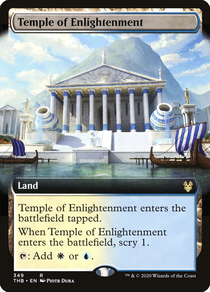 Temple of Enlightenment (Extended Art) [Theros Beyond Death] | Shuffle n Cut Hobbies & Games