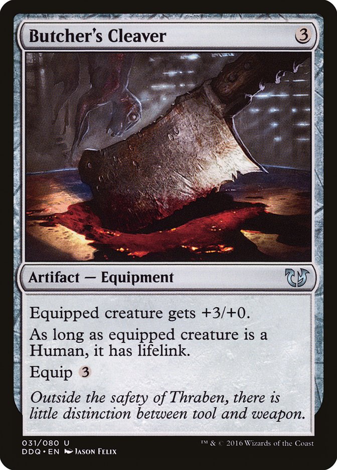 Butcher's Cleaver [Duel Decks: Blessed vs. Cursed] | Shuffle n Cut Hobbies & Games