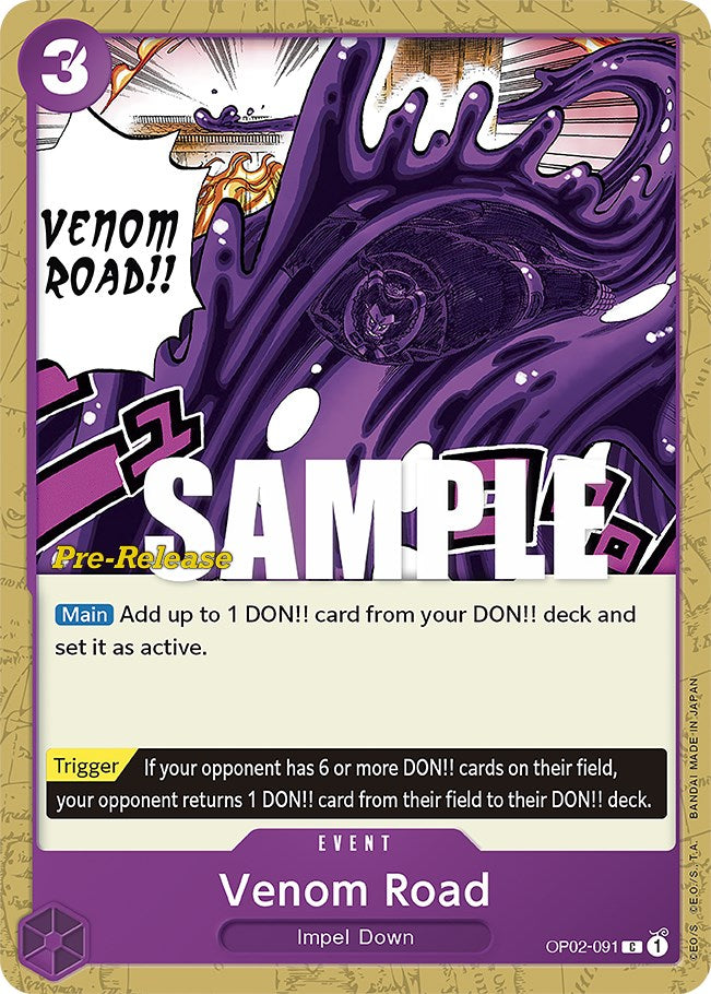 Venom Road [Paramount War Pre-Release Cards] | Shuffle n Cut Hobbies & Games