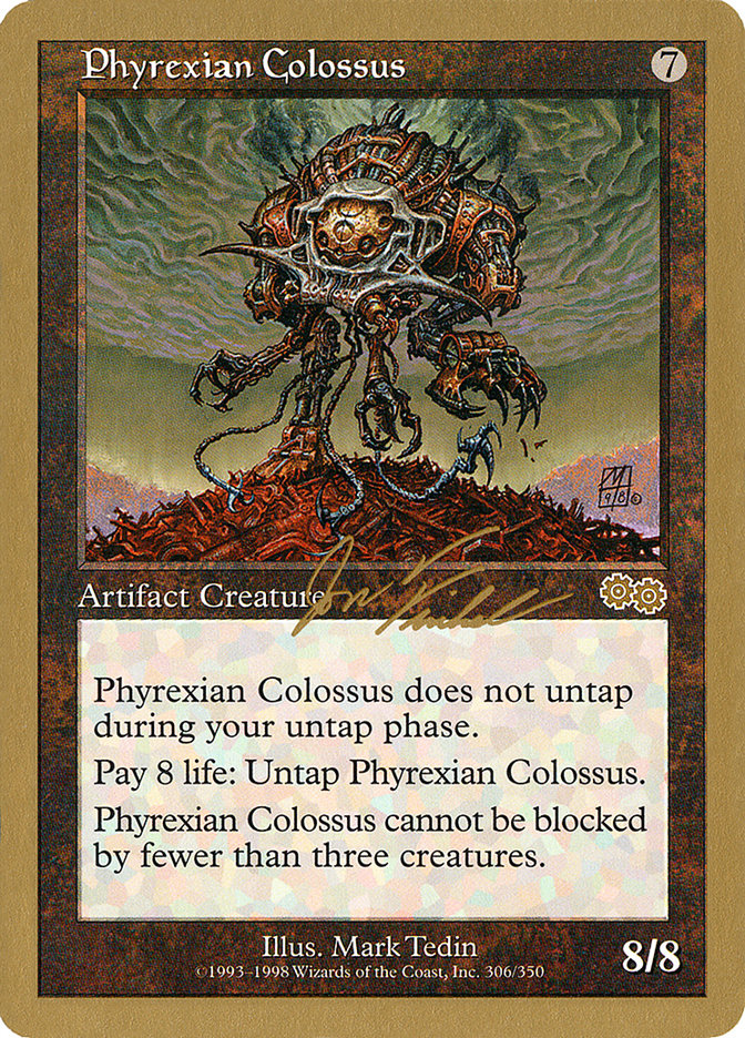 Phyrexian Colossus (Jon Finkel) [World Championship Decks 2000] | Shuffle n Cut Hobbies & Games
