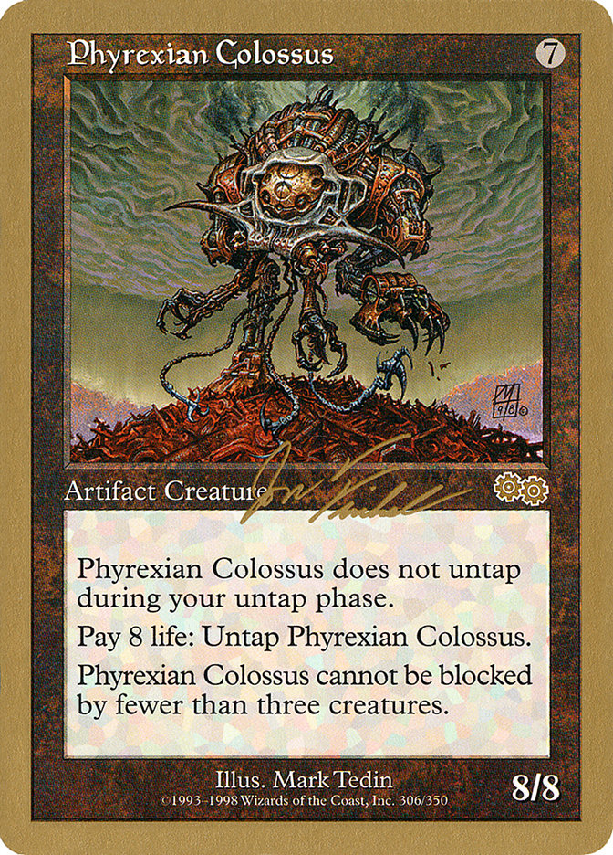 Phyrexian Colossus (Jon Finkel) [World Championship Decks 2000] | Shuffle n Cut Hobbies & Games