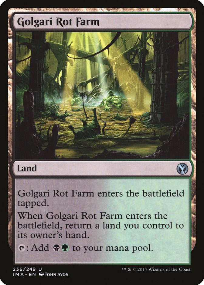 Golgari Rot Farm [Iconic Masters] | Shuffle n Cut Hobbies & Games