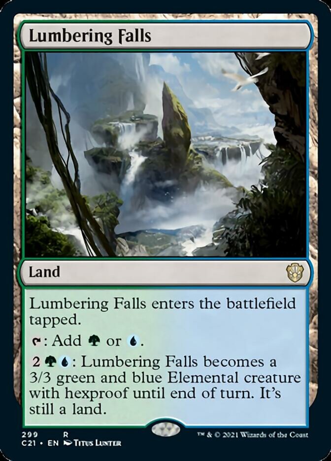 Lumbering Falls [Commander 2021] | Shuffle n Cut Hobbies & Games