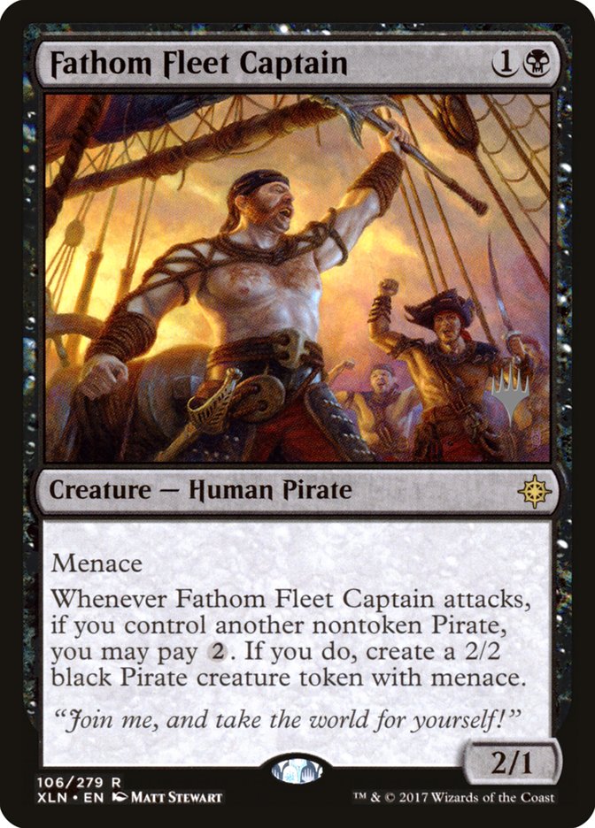Fathom Fleet Captain (Promo Pack) [Ixalan Promos] | Shuffle n Cut Hobbies & Games