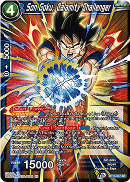 Son Goku, Calamity Challenger (BT14-037) [Cross Spirits] | Shuffle n Cut Hobbies & Games