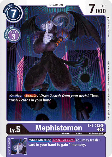 Mephistomon [EX2-042] [Digital Hazard] | Shuffle n Cut Hobbies & Games