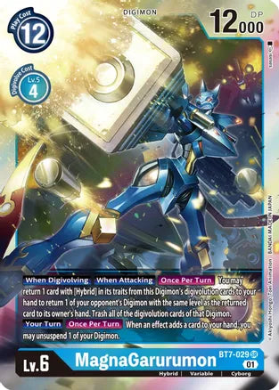 BT07: MagnaGarurumon | Shuffle n Cut Hobbies & Games