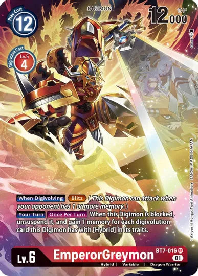 BT07: EmperorGreymon (Alternative Art) | Shuffle n Cut Hobbies & Games