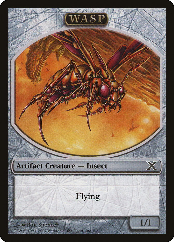 Wasp Token [Tenth Edition Tokens] | Shuffle n Cut Hobbies & Games