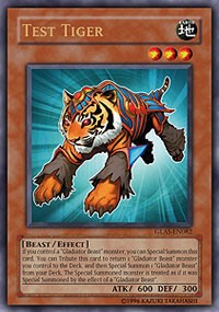 Test Tiger [GLAS-EN082] Ultra Rare | Shuffle n Cut Hobbies & Games