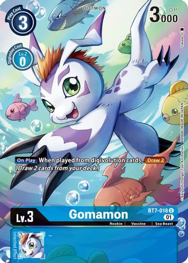 BT07: Gomamon (Alternative Art) | Shuffle n Cut Hobbies & Games