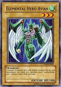 Elemental HERO Avian [YSDJ-EN005] Common | Shuffle n Cut Hobbies & Games