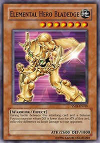 Elemental HERO Bladedge [YSDJ-EN018] Common | Shuffle n Cut Hobbies & Games