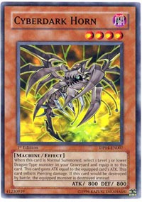 Cyberdark Horn [DP04-EN007] Common | Shuffle n Cut Hobbies & Games