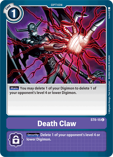 Death Claw [ST6-15] [Starter Deck: Venomous Violet] | Shuffle n Cut Hobbies & Games