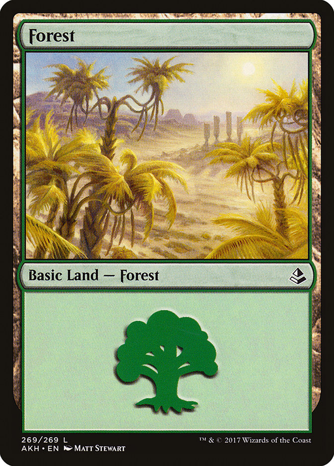 Forest (269) [Amonkhet] | Shuffle n Cut Hobbies & Games