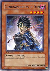 Shadowpriestess of Ohm [PTDN-EN024] Rare | Shuffle n Cut Hobbies & Games