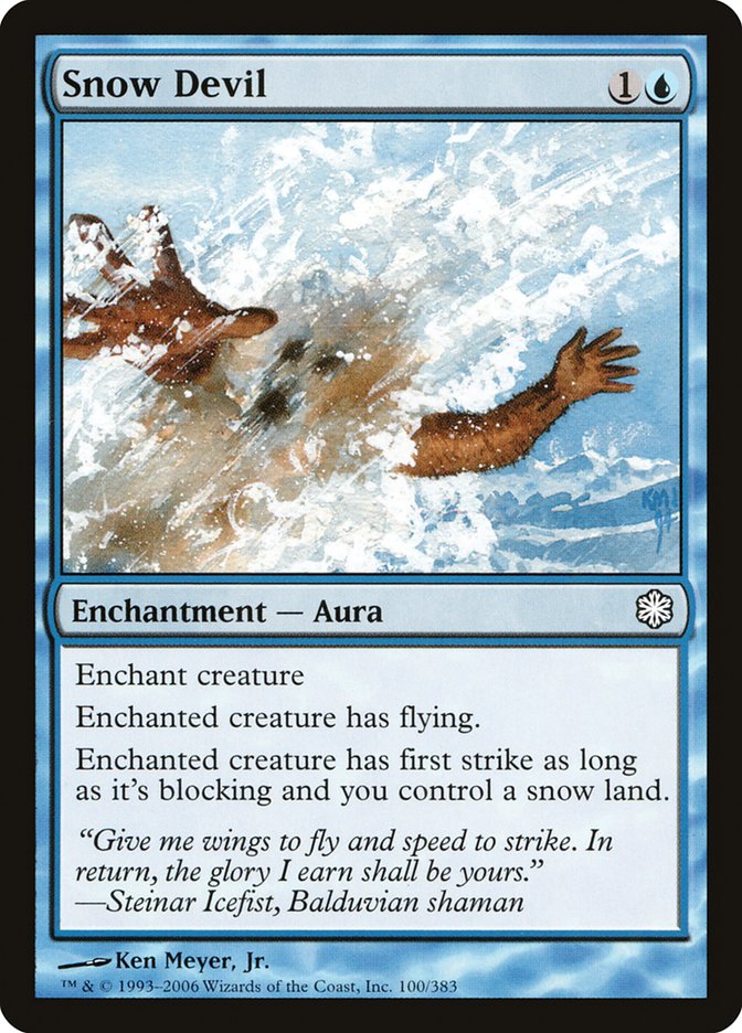 Snow Devil [Coldsnap Theme Decks] | Shuffle n Cut Hobbies & Games