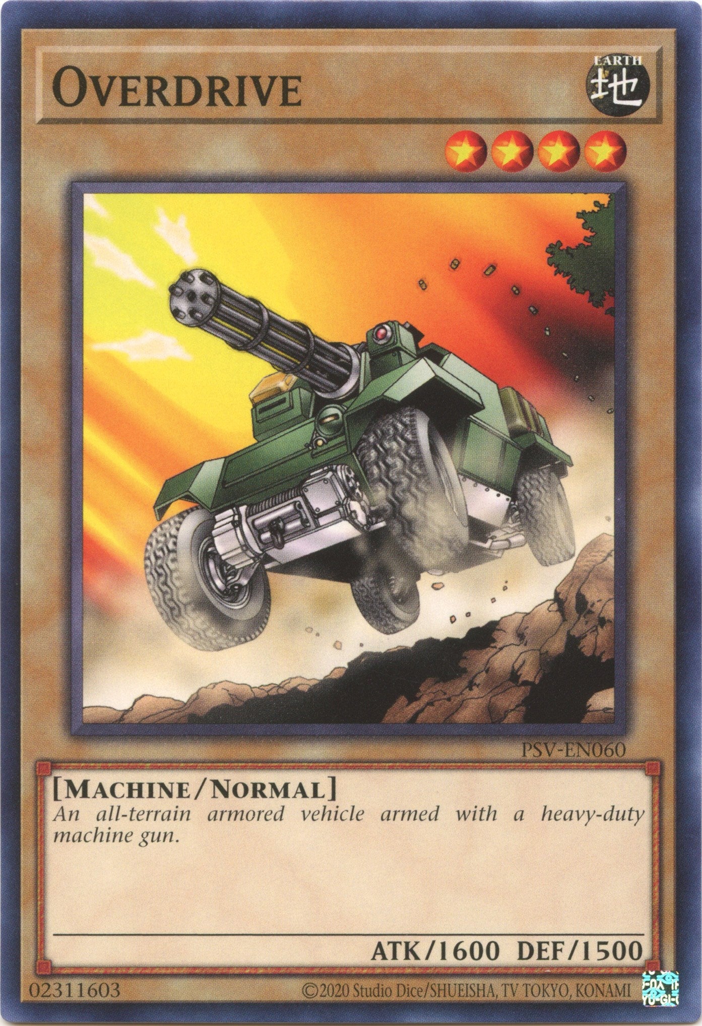 Overdrive (25th Anniversary) [PSV-EN060] Common | Shuffle n Cut Hobbies & Games