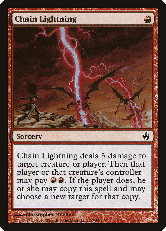 Chain Lightning [Premium Deck Series: Fire and Lightning] | Shuffle n Cut Hobbies & Games