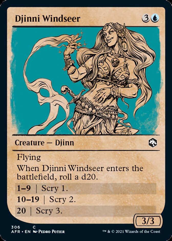 Djinni Windseer (Showcase) [Dungeons & Dragons: Adventures in the Forgotten Realms] | Shuffle n Cut Hobbies & Games