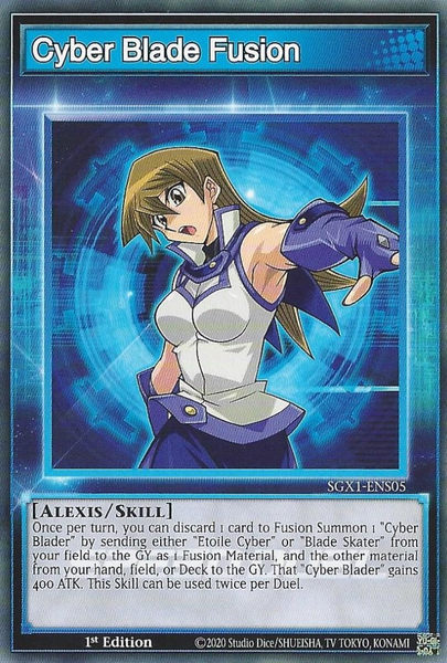 Cyber Blade Fusion [SGX1-ENS05] Common | Shuffle n Cut Hobbies & Games