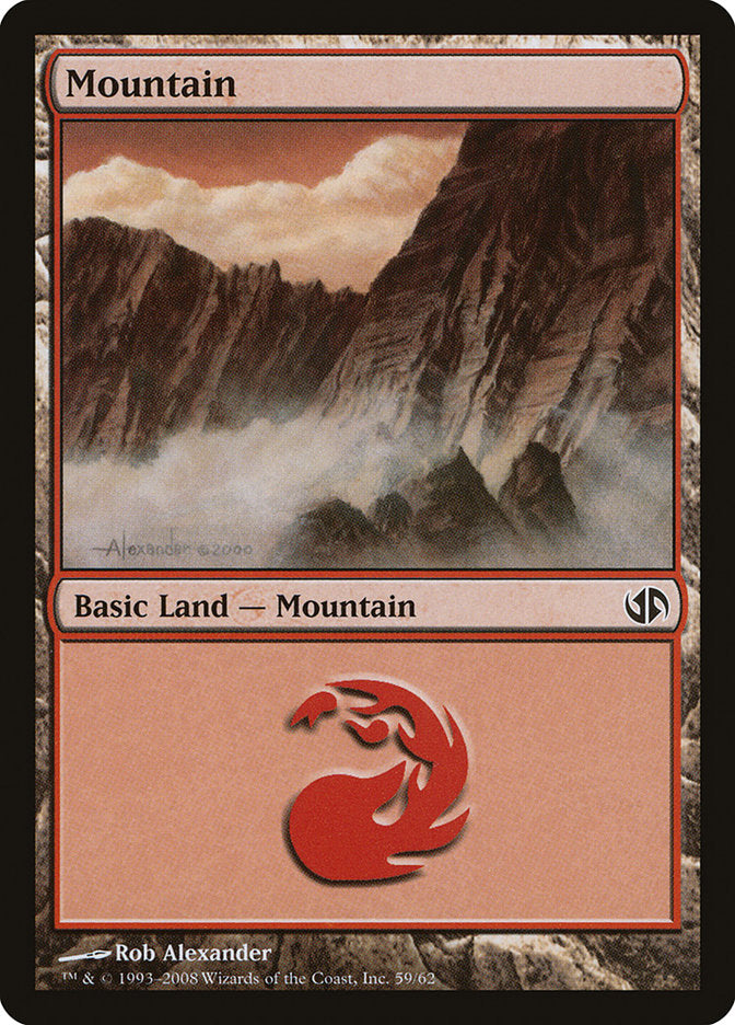 Mountain (59) [Duel Decks: Jace vs. Chandra] | Shuffle n Cut Hobbies & Games