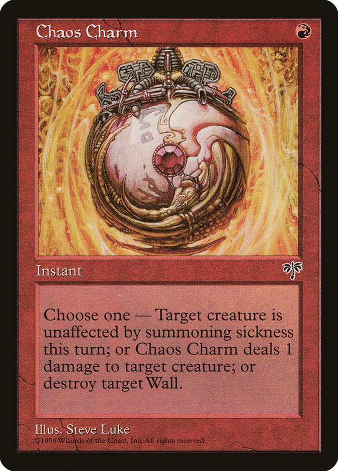 Chaos Charm [Mirage] | Shuffle n Cut Hobbies & Games
