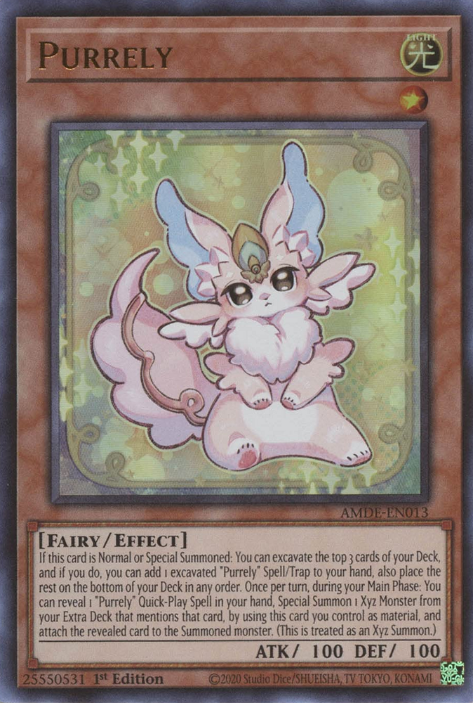 Purrely [AMDE-EN013] Ultra Rare | Shuffle n Cut Hobbies & Games