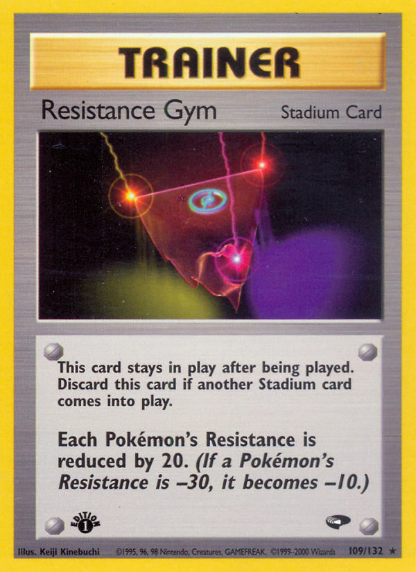 Resistance Gym (109/132) [Gym Challenge 1st Edition] | Shuffle n Cut Hobbies & Games