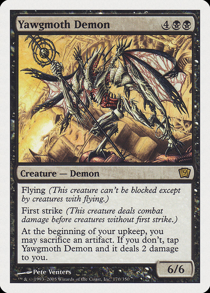 Yawgmoth Demon [Ninth Edition] | Shuffle n Cut Hobbies & Games