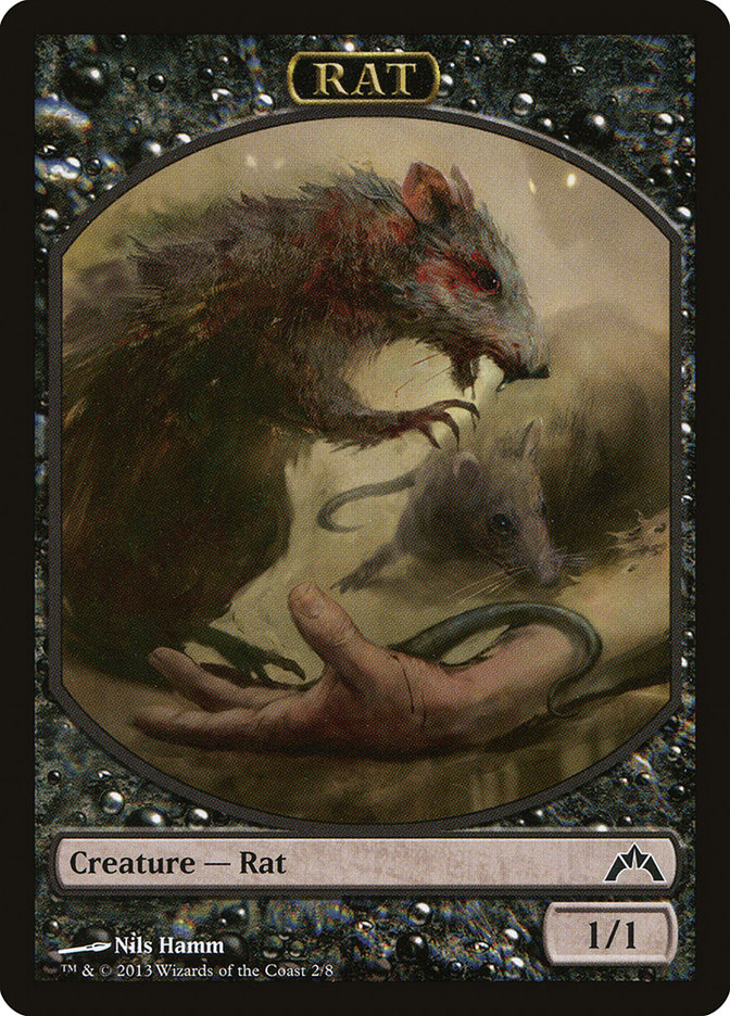 Rat Token [Gatecrash Tokens] | Shuffle n Cut Hobbies & Games