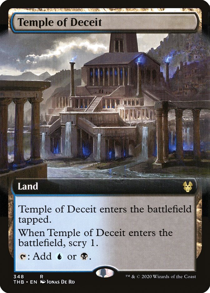 Temple of Deceit (Extended Art) [Theros Beyond Death] | Shuffle n Cut Hobbies & Games