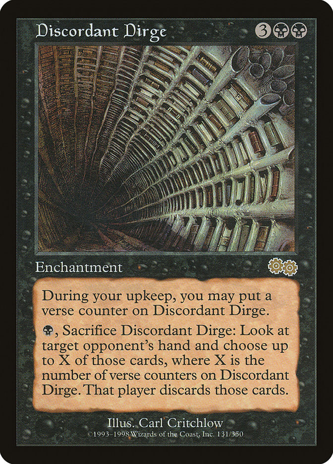 Discordant Dirge [Urza's Saga] | Shuffle n Cut Hobbies & Games