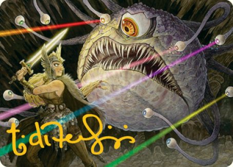 Hive of the Eye Tyrant Art Card (Gold-Stamped Signature) [Dungeons & Dragons: Adventures in the Forgotten Realms Art Series] | Shuffle n Cut Hobbies & Games