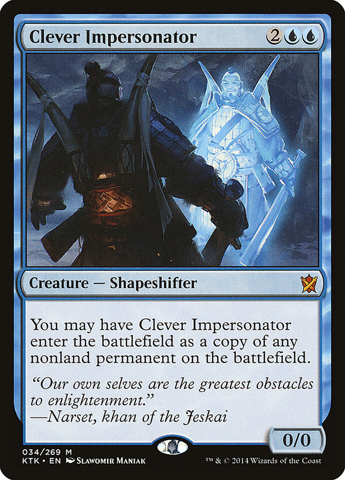 Clever Impersonator [Khans of Tarkir] | Shuffle n Cut Hobbies & Games