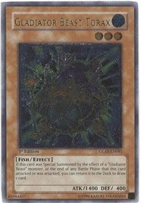 Gladiator Beast Torax (UTR) [GLAS-EN081] Ultimate Rare | Shuffle n Cut Hobbies & Games
