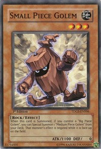Small Piece Golem [TDGS-EN006] Common | Shuffle n Cut Hobbies & Games