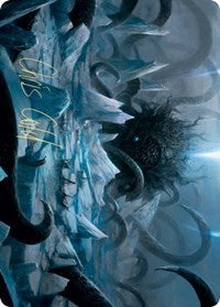 Icebreaker Kraken Art Card (Gold-Stamped Signature) [Kaldheim Art Series] | Shuffle n Cut Hobbies & Games