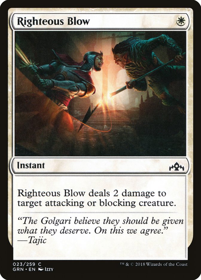 Righteous Blow [Guilds of Ravnica] | Shuffle n Cut Hobbies & Games