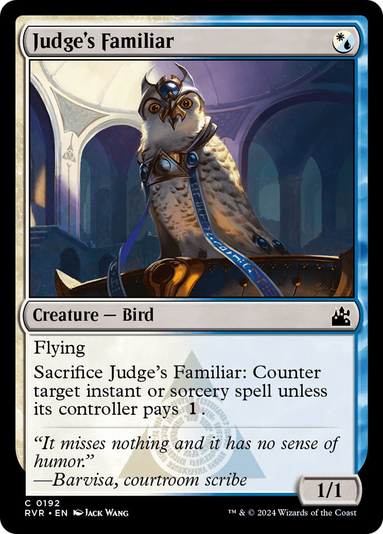 Judge's Familiar [Ravnica Remastered] | Shuffle n Cut Hobbies & Games