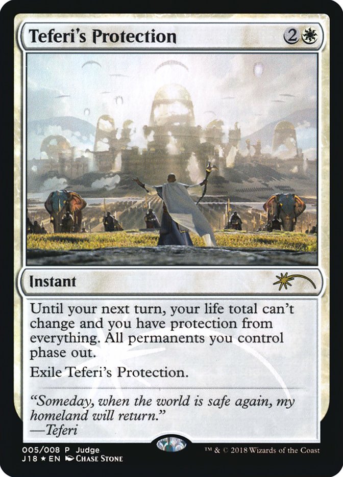 Teferi's Protection [Judge Gift Cards 2018] | Shuffle n Cut Hobbies & Games