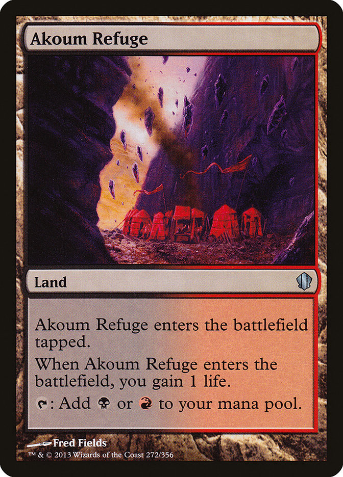Akoum Refuge [Commander 2013] | Shuffle n Cut Hobbies & Games