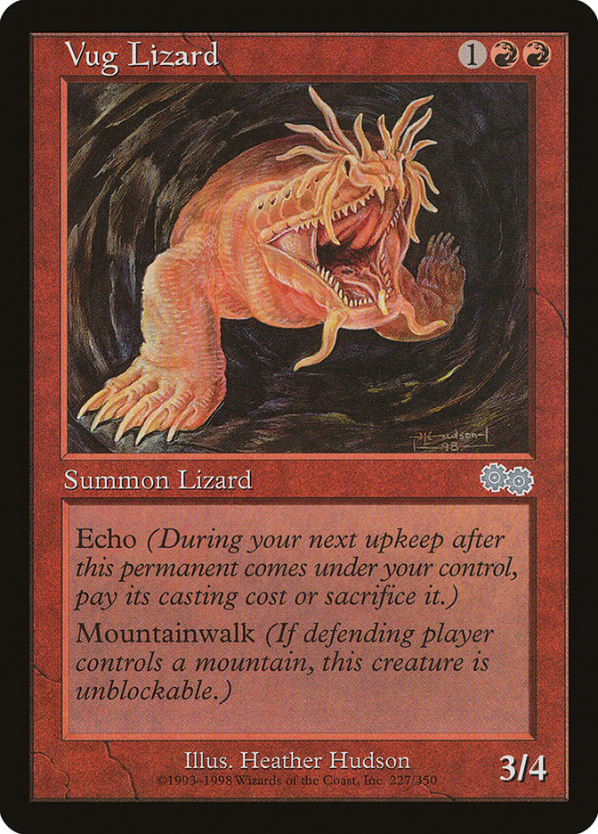 Vug Lizard [Urza's Saga] | Shuffle n Cut Hobbies & Games