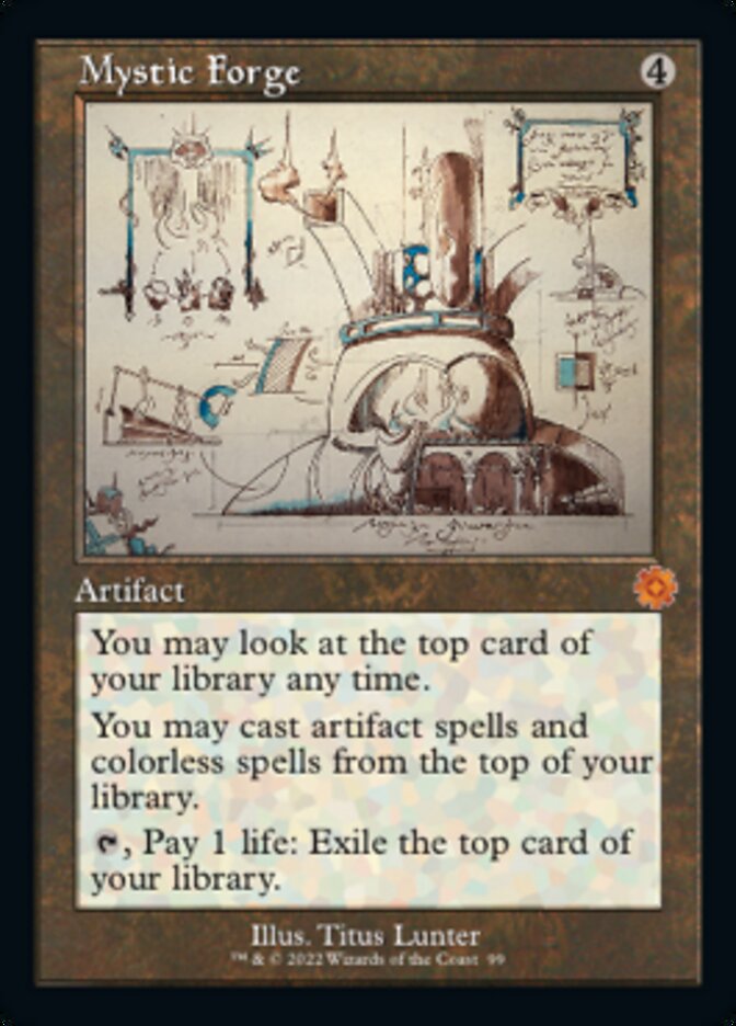 Mystic Forge (Retro Schematic) [The Brothers' War Retro Artifacts] | Shuffle n Cut Hobbies & Games