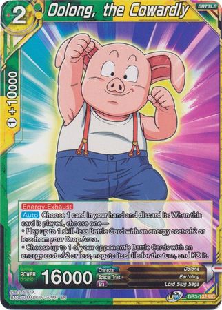 Oolong, the Cowardly [DB3-132] | Shuffle n Cut Hobbies & Games